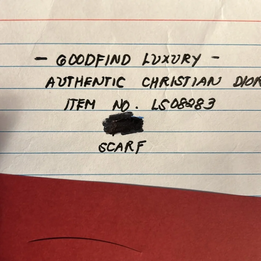 Authentic Christian Dior scarf